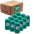 180 Biodegradable Plant Based Pet Poo Bags - 12 Rolls